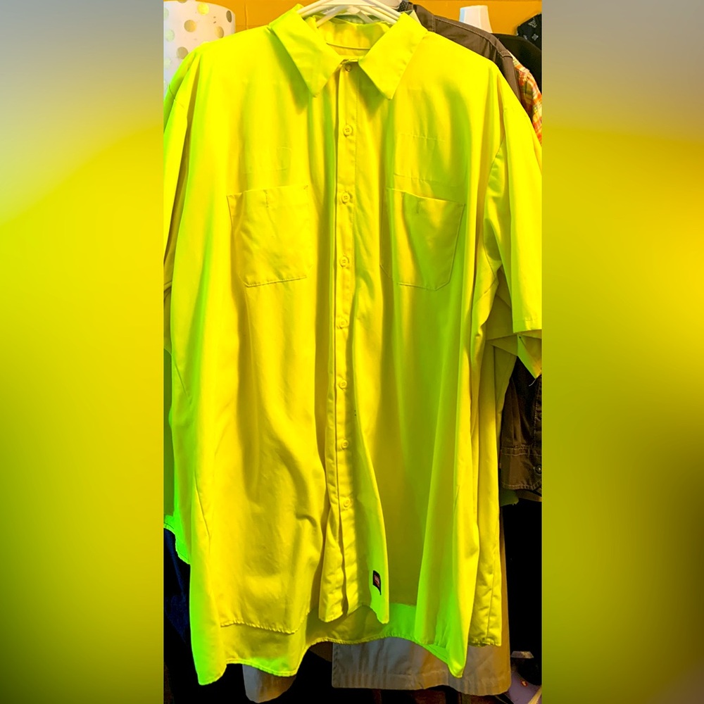 These are neon work shirt xxl